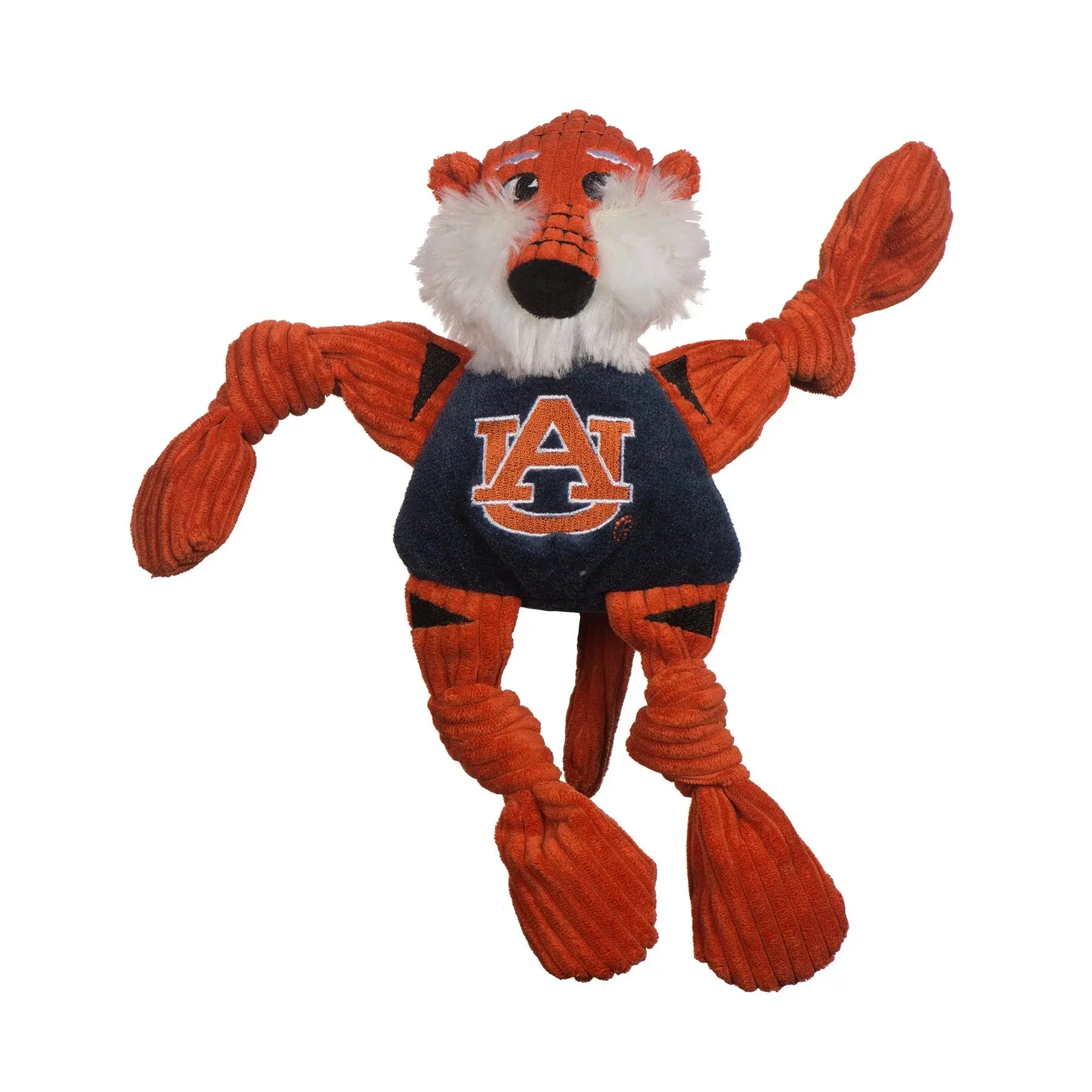 NCAA Auburn University, Aubie the Tiger Knottie® Plush Dog Toy - HuggleHounds - Flyclothing LLC