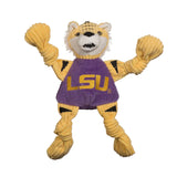 NCAA Louisiana State University, Mike the Tiger Knottie® Plush Dog Toy - HuggleHounds - Flyclothing LLC