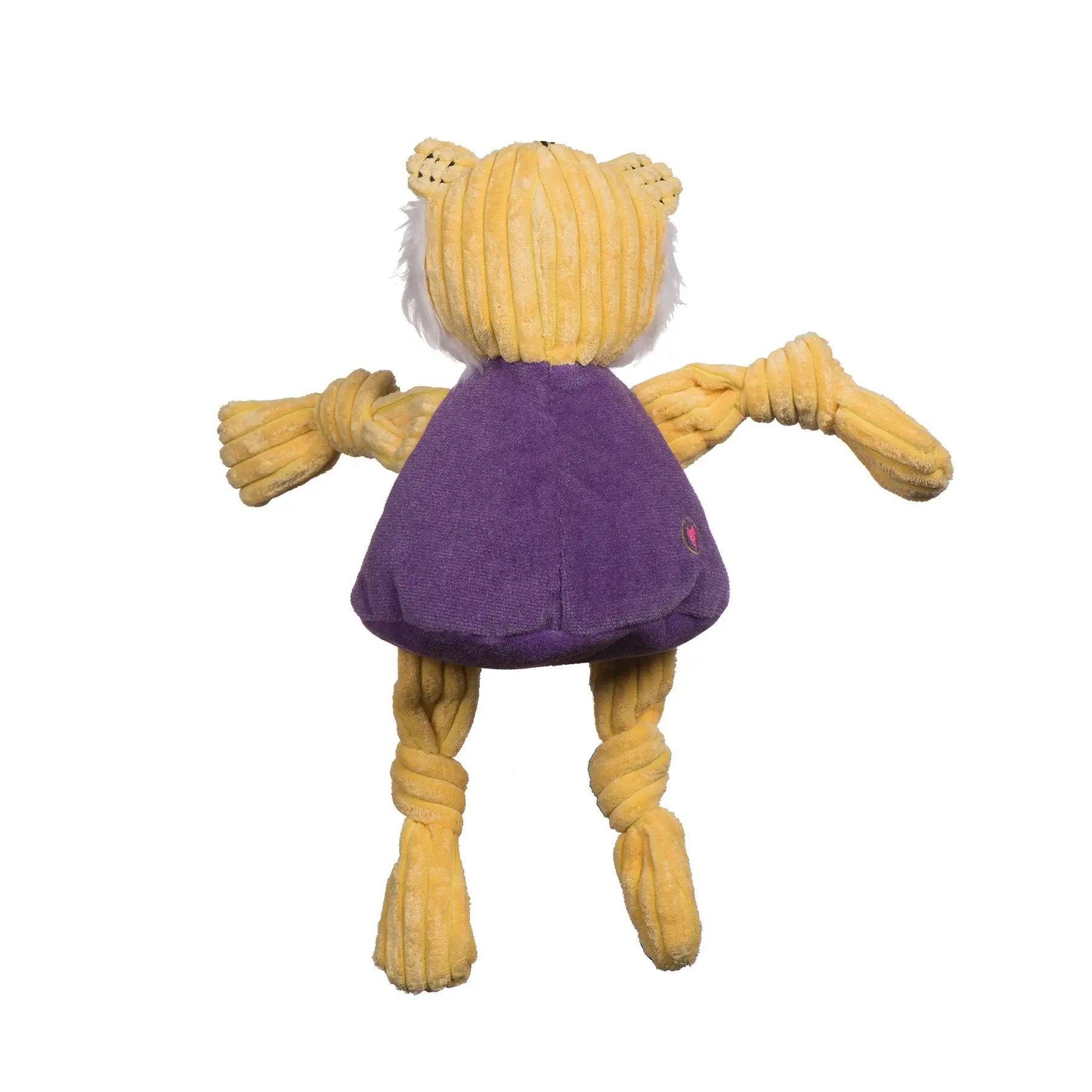 NCAA Louisiana State University, Mike the Tiger Knottie® Plush Dog Toy - HuggleHounds - Flyclothing LLC