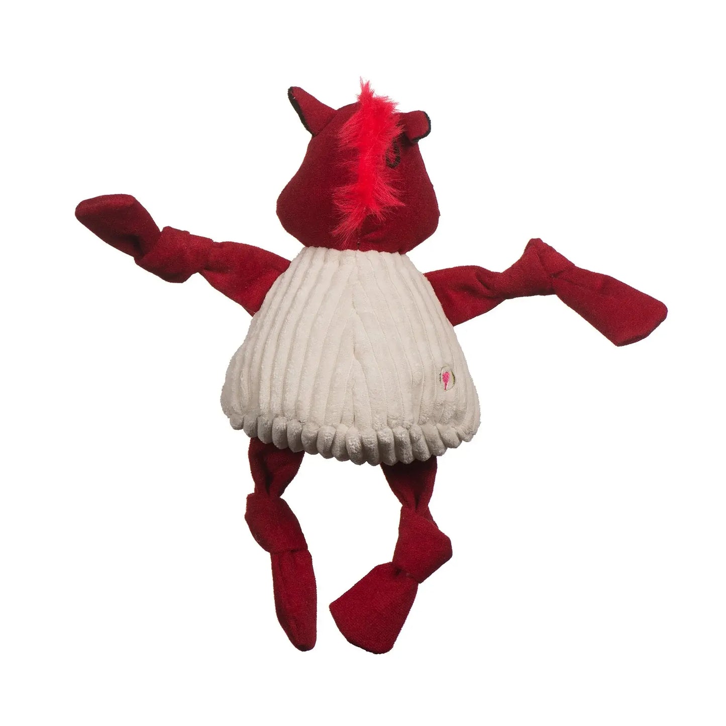 NCAA University of Arkansas, Tusk the Razorback Knottie® Plush Dog Toy - HuggleHounds - Flyclothing LLC