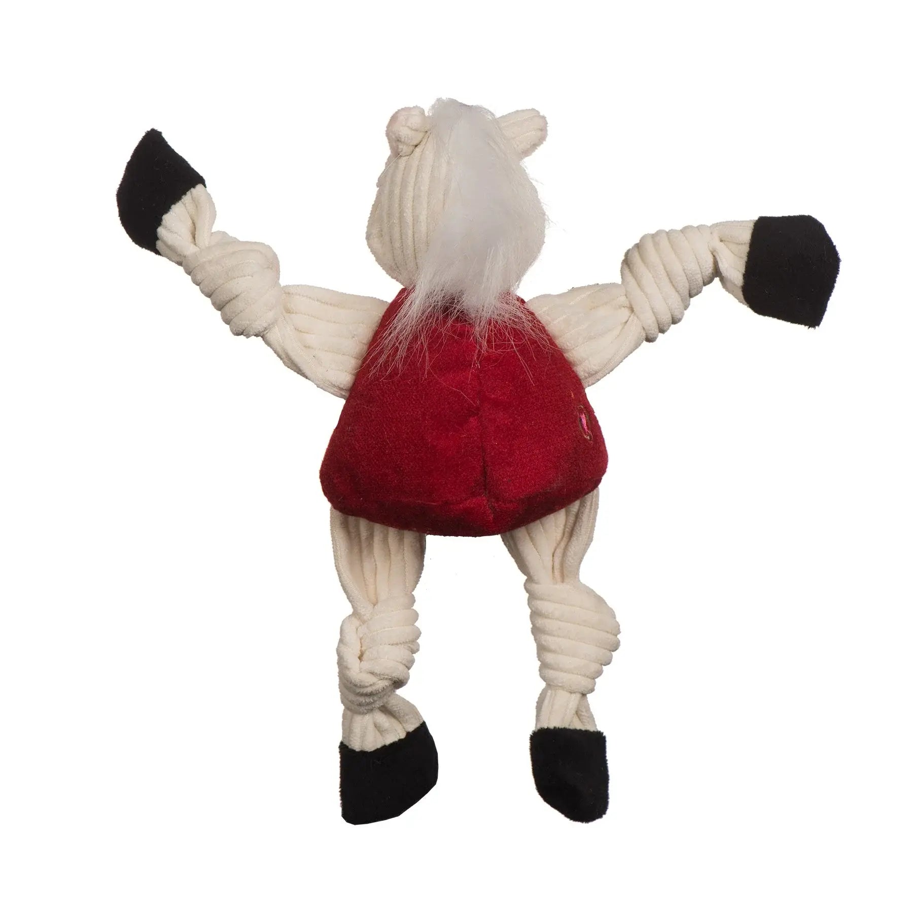 NCAA University of Oklahoma, Sooner Knottie® Plush Dog Toy - HuggleHounds - Flyclothing LLC