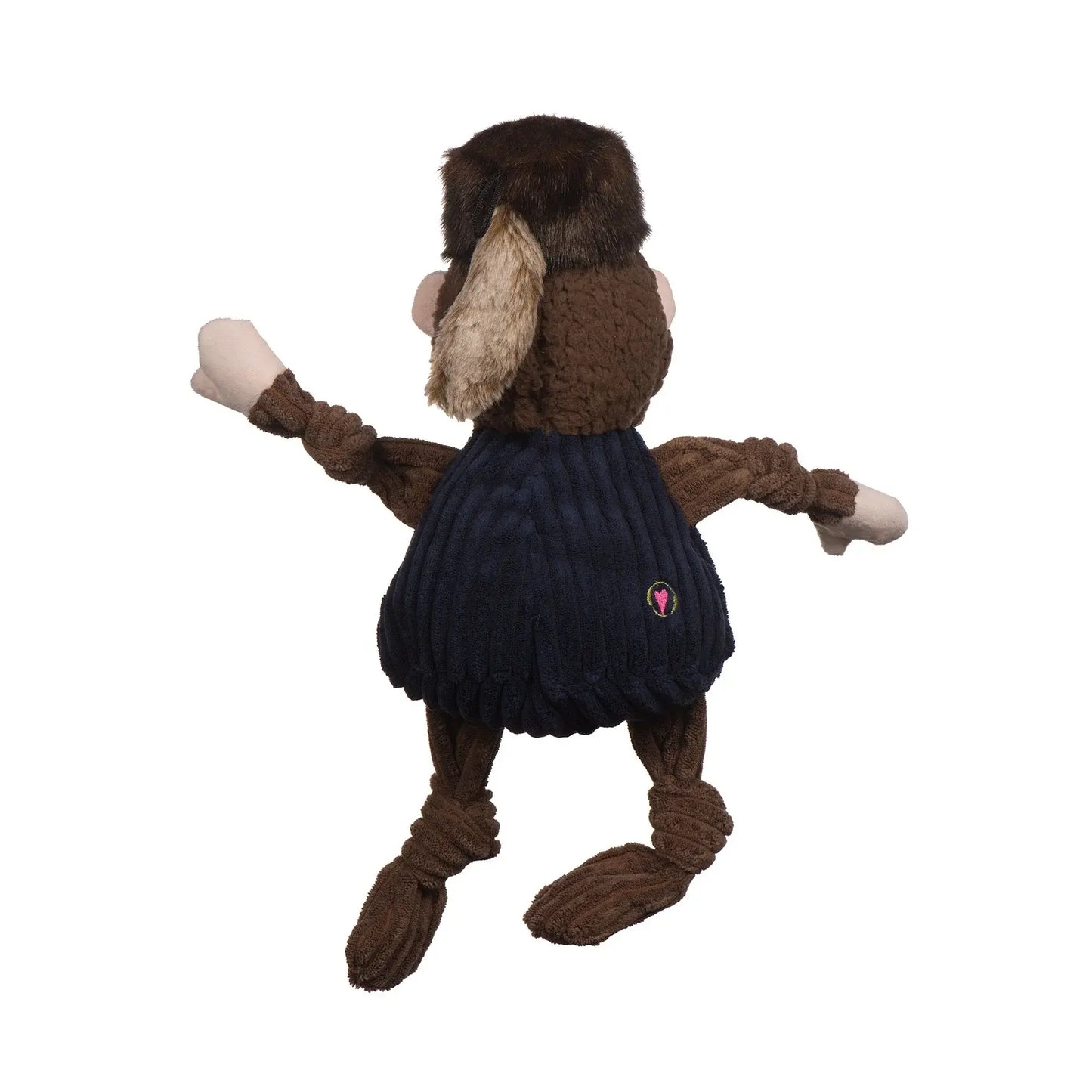 NCAA West Virginia University, Mountaineer Knottie® Plush Dog Toy - HuggleHounds - Flyclothing LLC
