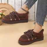 Lace-Up Ankle Boots - Trendsi - Flyclothing LLC