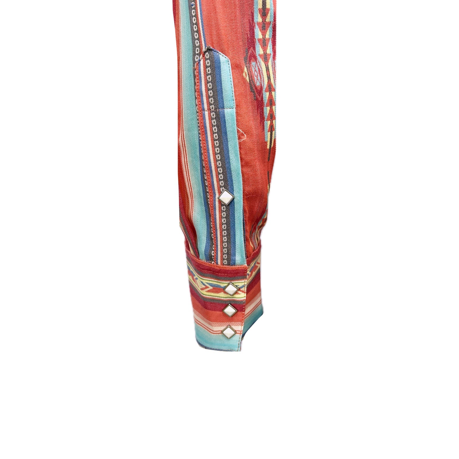 Rockmount Ranch Wear Men's Serape Pattern Western Shirt in Coral - Rockmount Clothing - Flyclothing LLC