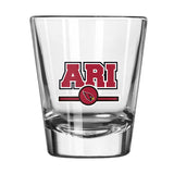 Arizona Cardinals 2oz Letterman Shot Glass - Logo Brands - Flyclothing LLC