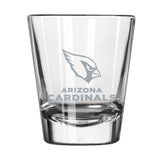 Arizona Cardinals 2oz Frost Shot Glass - Logo Brands - Flyclothing LLC