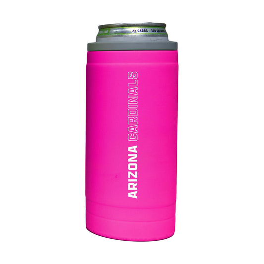 Arizona Cardinals 12oz Electric Stacked Soft Touch Slim Coolie - Logo Brands - Flyclothing LLC