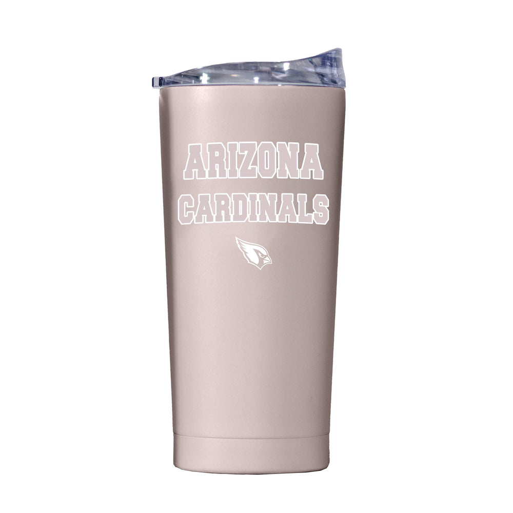 Arizona Cardinals 20oz Stencil Powder Coat Tumbler - Logo Brands - Flyclothing LLC