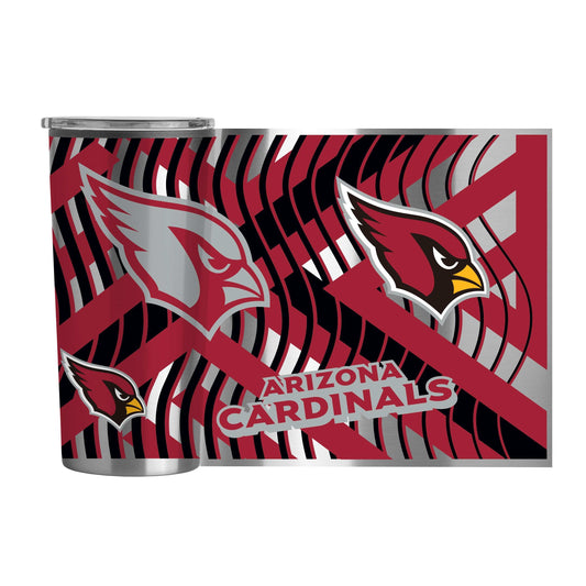 Arizona Cardinals Flex 20oz Plastic Wall Stainless Tumbler - Logo Brands - Flyclothing LLC
