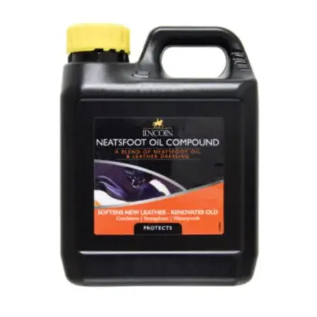 Lincoln Neatsfoot Oil Compound - 1 litre - Breeches.com - Flyclothing LLC