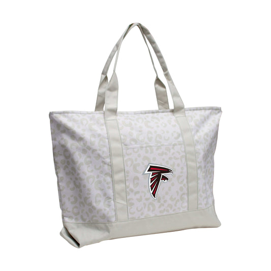 Atlanta Falcons Leopard Pattern Tote - Logo Brands - Flyclothing LLC