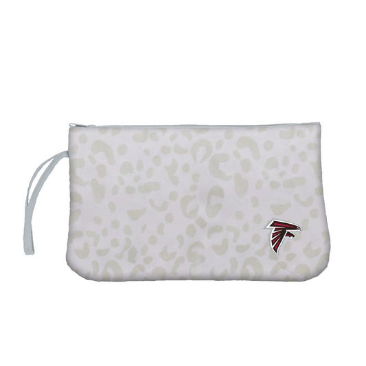 Atlanta Falcons Leopard Print Wristlet - Logo Brands - Flyclothing LLC