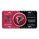 NFL - Atlanta Falcons Embossed Metal License Plate - Logo Brands - Flyclothing LLC