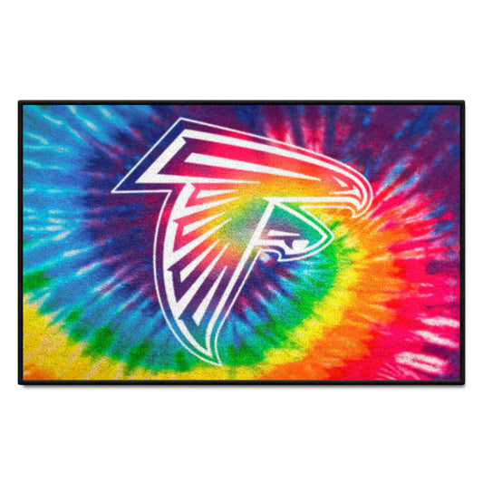NFL - Atlanta Falcons Starter Mat - Tie Dye - Logo Brands - Flyclothing LLC