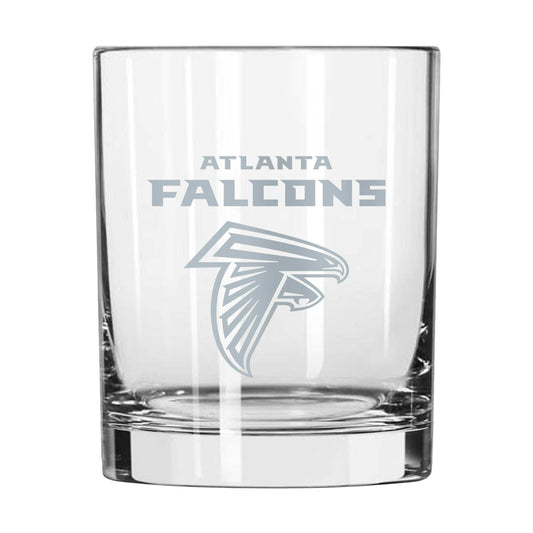 Atlanta Falcons 14oz Frost Rocks Glass - Logo Brands - Flyclothing LLC