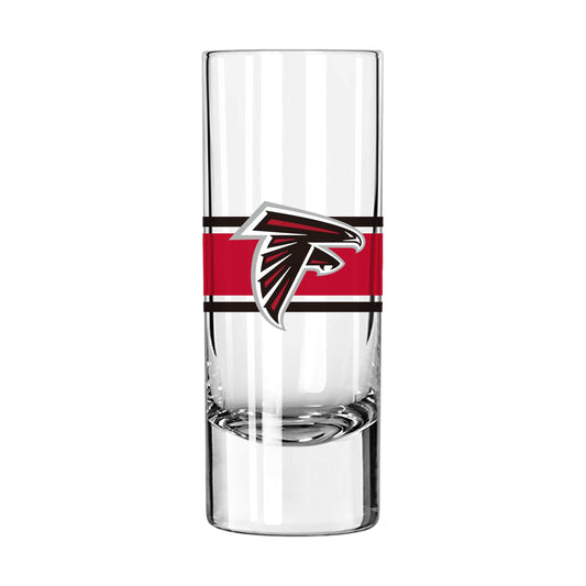 Atlanta Falcons 2.5oz Stripe Shooter Glass - Logo Brands - Flyclothing LLC