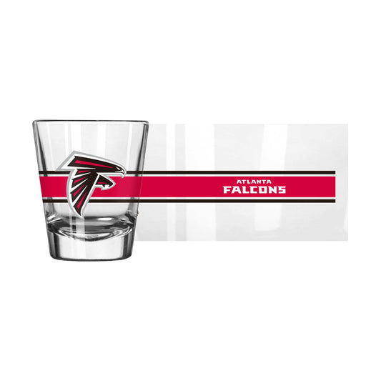 Atlanta Falcons 2oz Stripe Shot Glass - Logo Brands - Flyclothing LLC