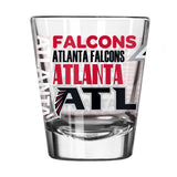 Atlanta Falcons 2oz Spirit Shot Glass - Logo Brands - Flyclothing LLC