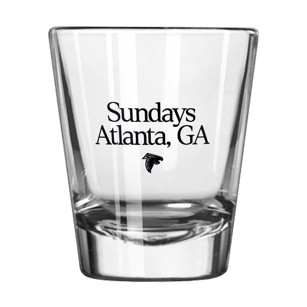 Atlanta Falcons Sundays 2oz Shot Glass - Logo Brands - Flyclothing LLC