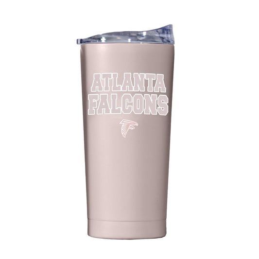 Atlanta Falcons 20oz Stencil Powder Coat Tumbler - Logo Brands - Flyclothing LLC