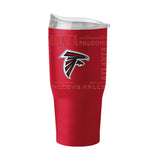 Atlanta Falcons 30oz Replay Powder Coat Tumbler - Logo Brands - Flyclothing LLC
