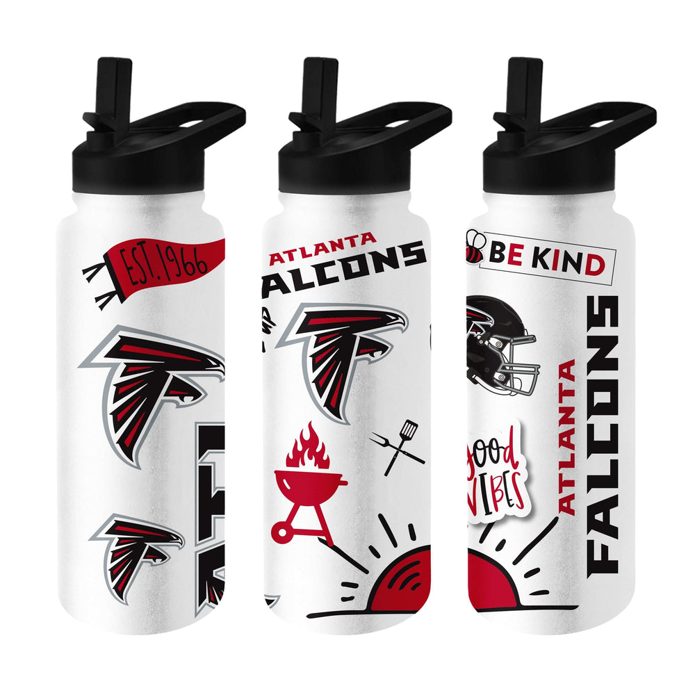 Atlanta Falcons 34oz Native Quencher Bottle - Logo Brands - Flyclothing LLC