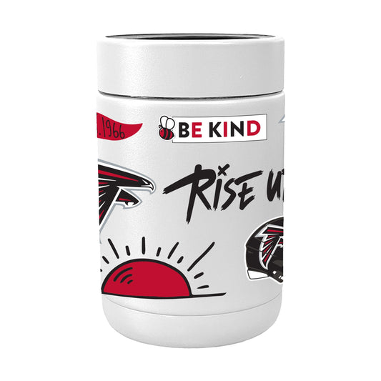 Atlanta Falcons Powder Native Coat Coolie - Logo Brands - Flyclothing LLC