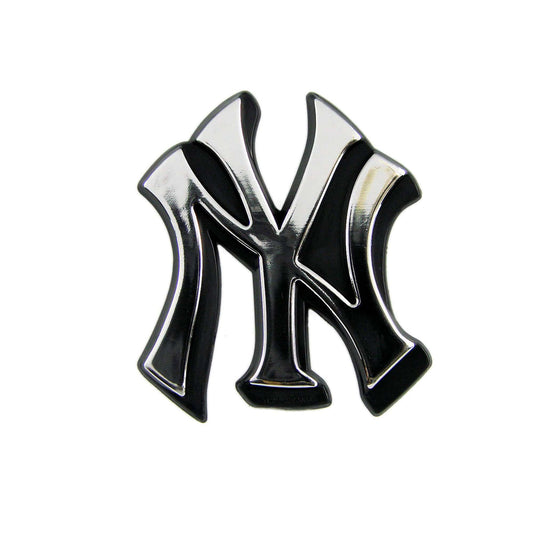 New York Yankees Molded Chrome Plastic Emblem - New York Yankees