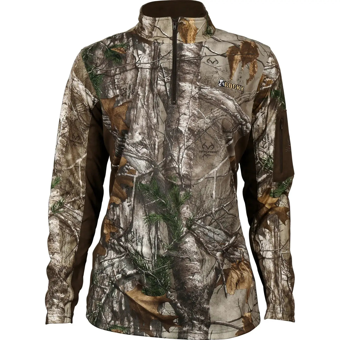 Rocky Women's SilentHunter 1/4 Zip Camo Shirt - Rocky Boots - Flyclothing LLC