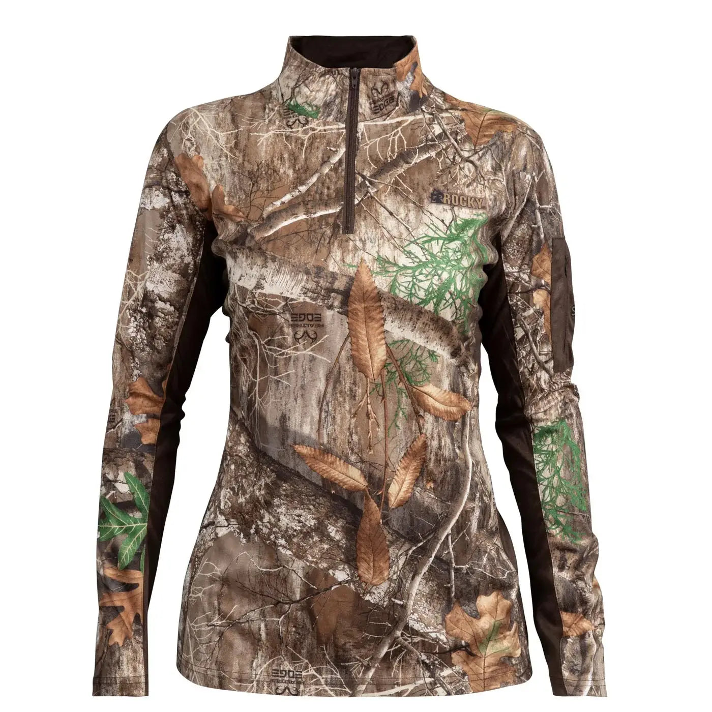 Rocky Women's SilentHunter 1/4 Zip Camo Shirt - Rocky Boots - Flyclothing LLC