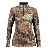 Rocky Women's SilentHunter 1/4 Zip Camo Shirt - Rocky Boots - Flyclothing LLC