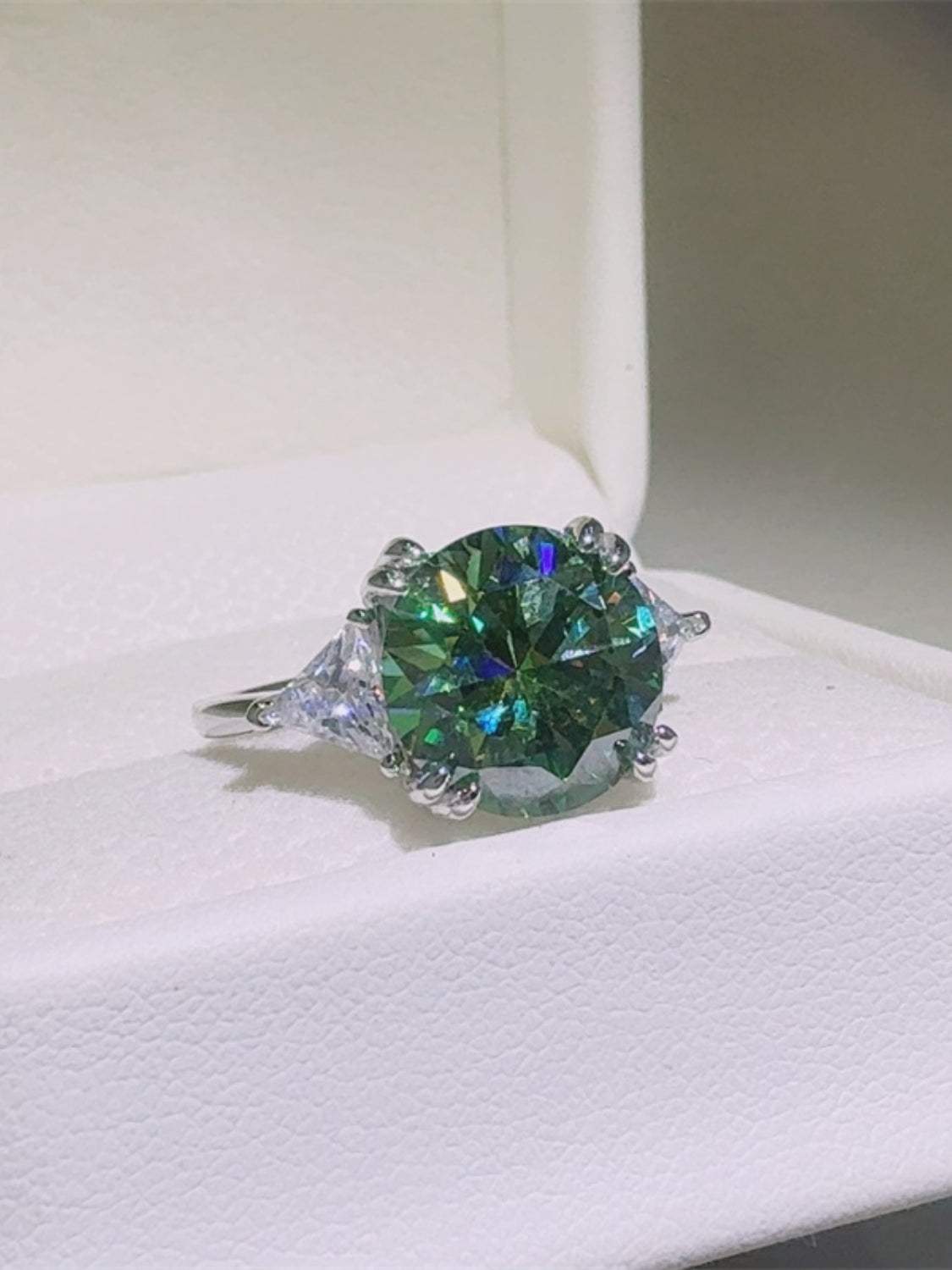5 Carat Moissanite 925 Sterling Silver Ring - Trendsi - Flyclothing LLC