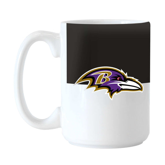 Baltimore Ravens 15oz Colorblock Sublimated Mug - Logo Brands - Flyclothing LLC