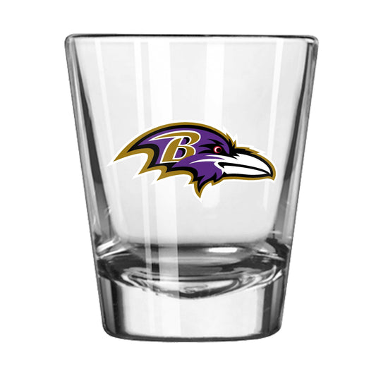 Baltimore Ravens 2oz Letterman Shot Glass - Logo Brands - Flyclothing LLC