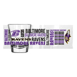 Baltimore Ravens 2oz Spirit Shot Glass - Logo Brands - Flyclothing LLC