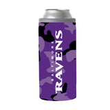 Baltimore Ravens Camo Swagger 12oz Slim Can Coolie - Logo Brands - Flyclothing LLC