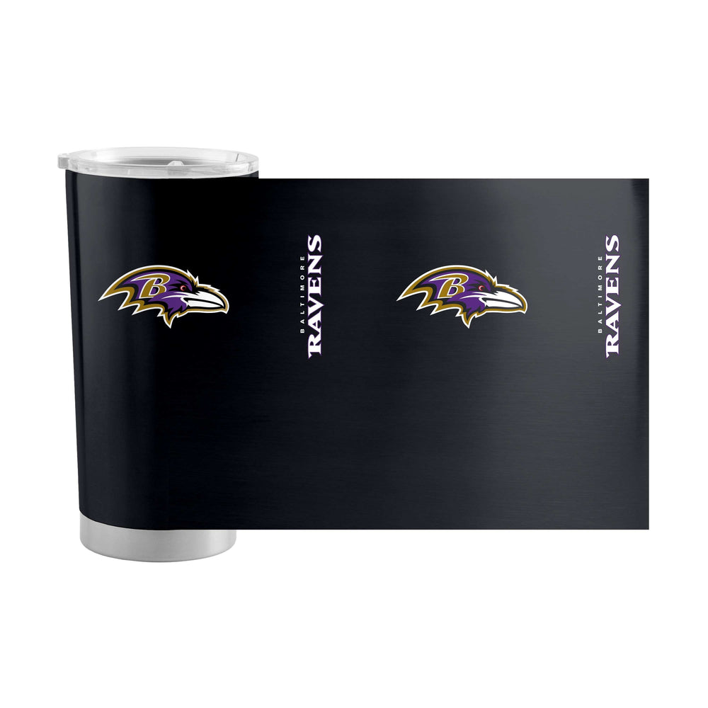 Baltimore Ravens 20oz Gameday Stainless Tumbler - Logo Brands - Flyclothing LLC
