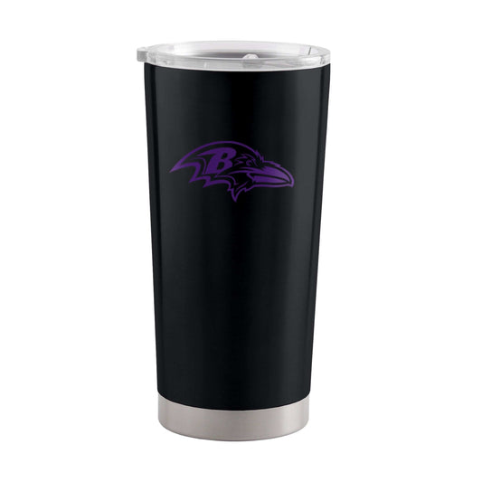 Baltimore Ravens 1 Color 20oz Gameday Stainless Tumbler - Logo Brands - Flyclothing LLC
