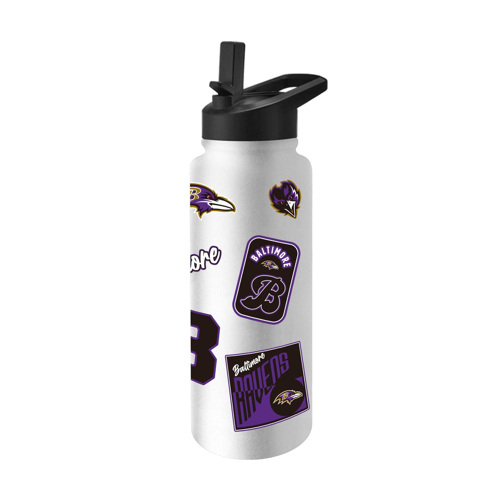 Baltimore Ravens Dreamweave 34oz Quencher Bottle - Logo Brands - Flyclothing LLC
