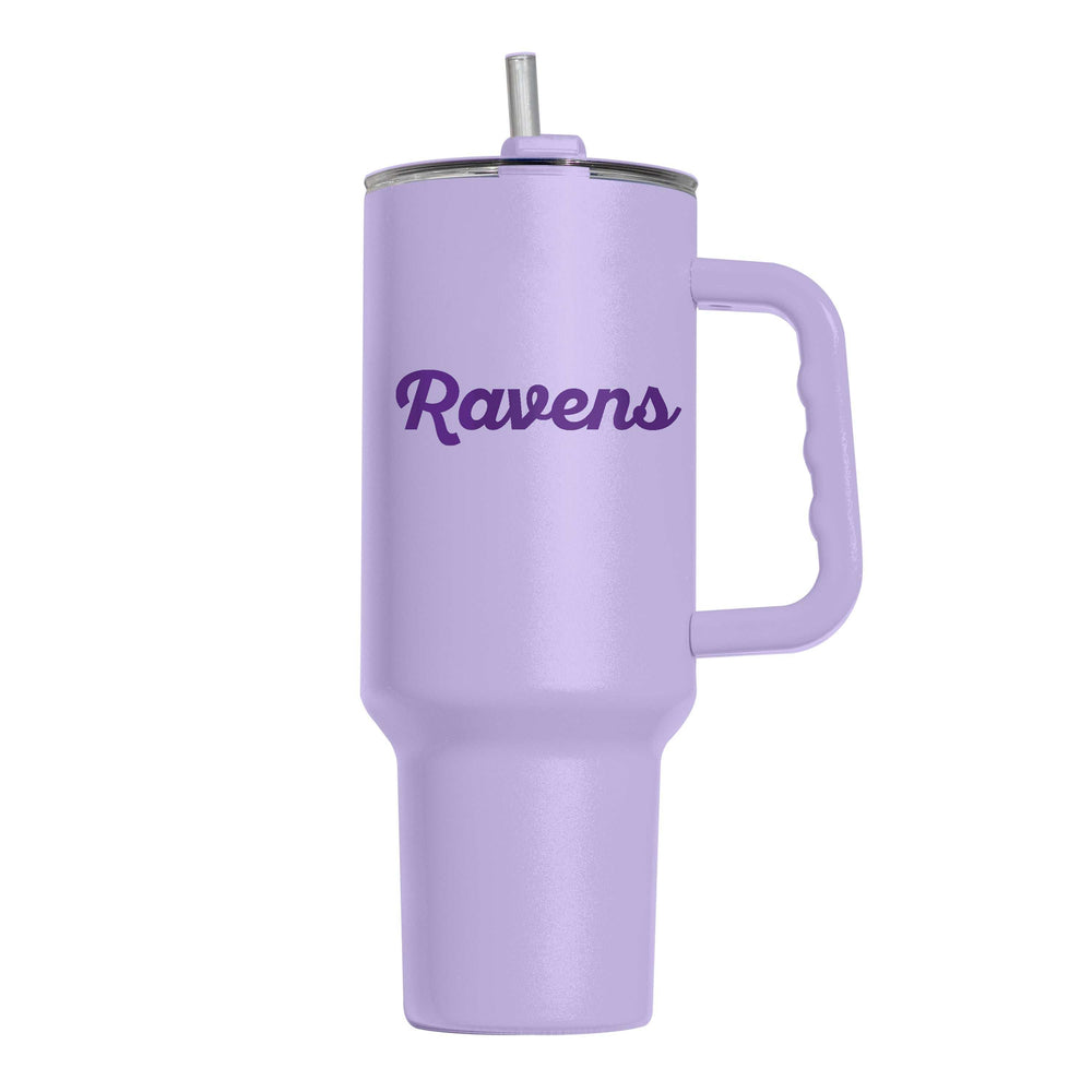 Baltimore Ravens 40oz Flipside Powder Coat Tumbler - Logo Brands - Flyclothing LLC