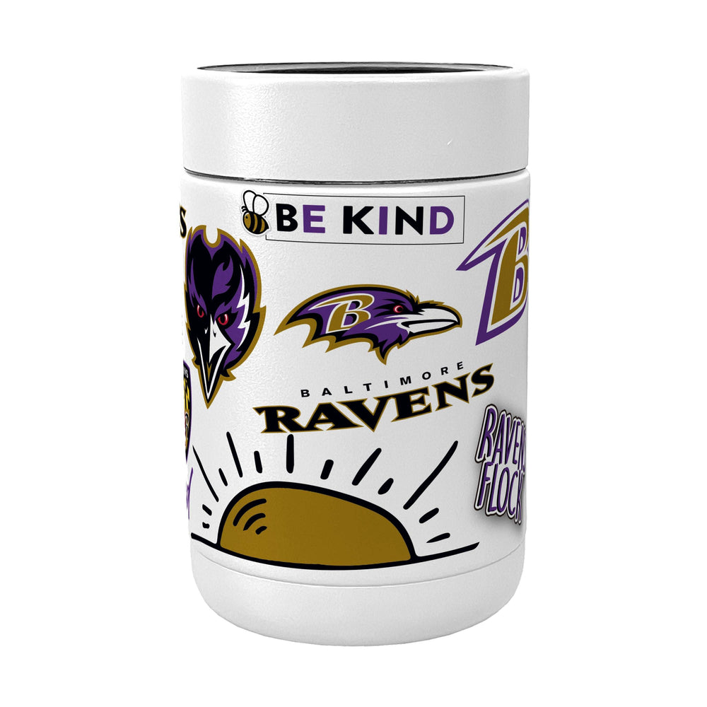 Baltimore Ravens Powder Native Coat Coolie - Logo Brands - Flyclothing LLC