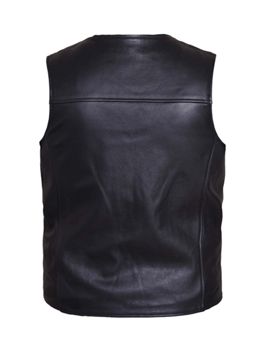 6033.CW - Mens Premium Leather Vest