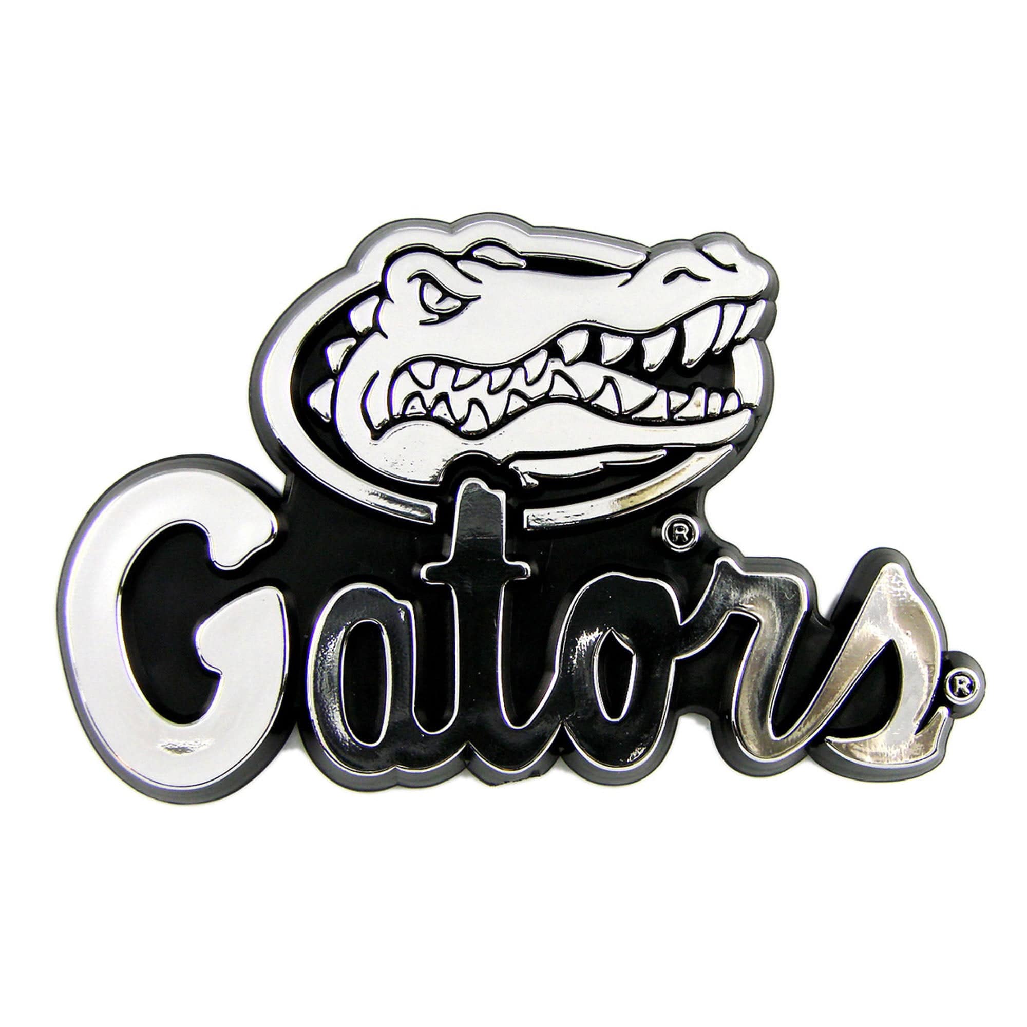 Florida Gators Molded Chrome Plastic Emblem - Florida