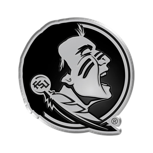 Florida State Seminoles Molded Chrome Plastic Emblem - Florida State