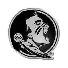 Florida State Seminoles Molded Chrome Plastic Emblem - Florida State