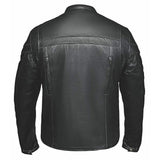 Goose - Premium Men's Leather Motorcycle Jacket - Unik Just for Bikers - Flyclothing LLC