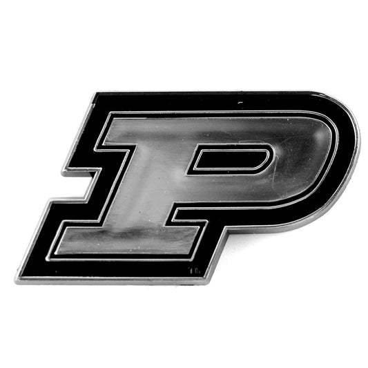 Purdue Boilermakers Molded Chrome Plastic Emblem - Purdue