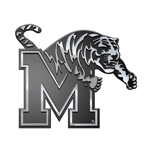 Memphis Tigers Molded Chrome Plastic Emblem - Memphis