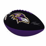 Baltimore Ravens Lamar Jackson Junior Size Rubber Football - Logo Brands - Flyclothing LLC