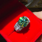 5 Carat Moissanite 925 Sterling Silver Ring - Trendsi - Flyclothing LLC